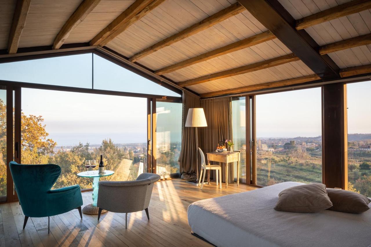 Monaci Delle Terre Nere Hotel ซัฟเฟรานา เอตเนอา ภายนอก รูปภาพ