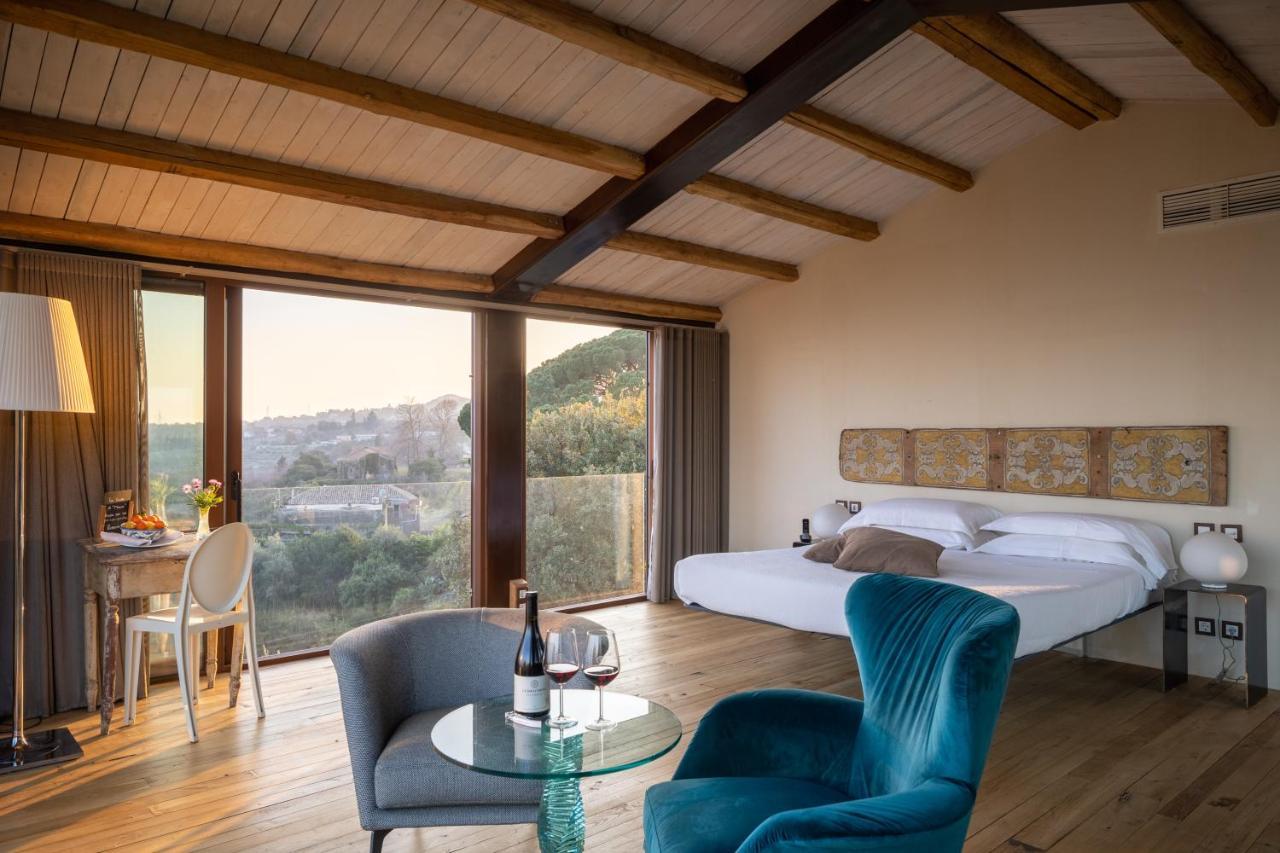 Monaci Delle Terre Nere Hotel ซัฟเฟรานา เอตเนอา ภายนอก รูปภาพ